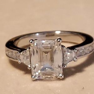 Moissanite Engagement Ring